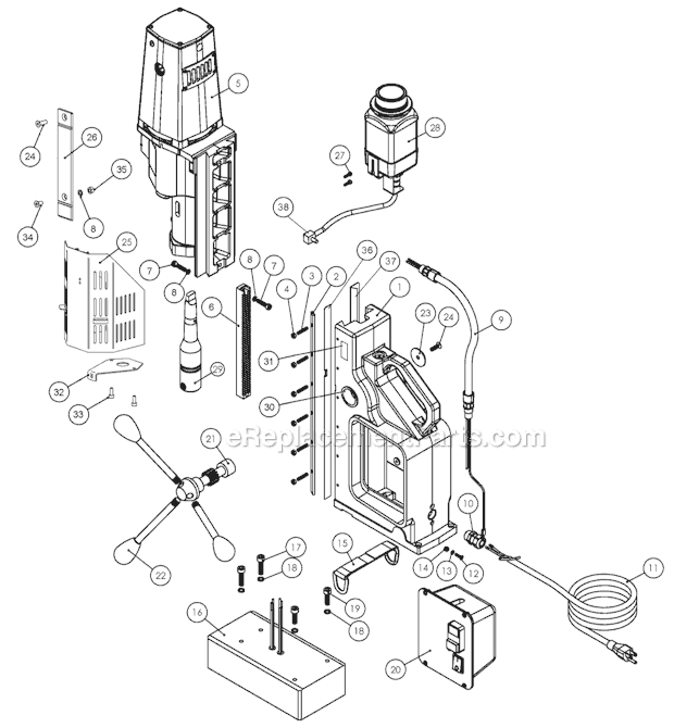 Page A Diagram and Parts List for 17985  Jancy Beveler