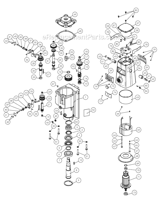 Page D Diagram and Parts List for 17985  Jancy Beveler