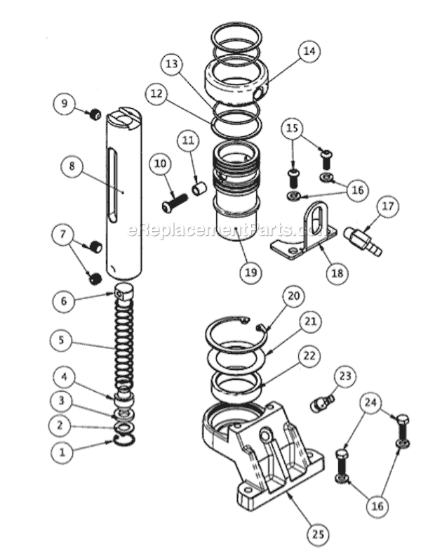 Page C Diagram and Parts List for 18066  Jancy Beveler