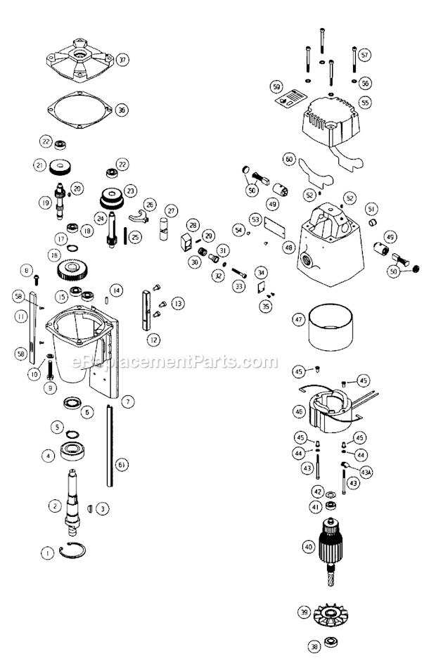 Page D Diagram and Parts List for 18080  Jancy Beveler