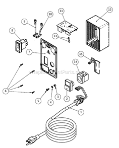 Part Location Diagram of 30798755140 Fein SWITCH
