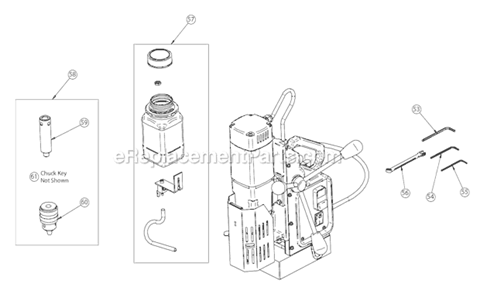 Part Location Diagram of 0151219 Jancy Wrench, 8Mm Combo