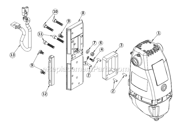 Page B Diagram and Parts List for USA101-2  Jancy Beveler