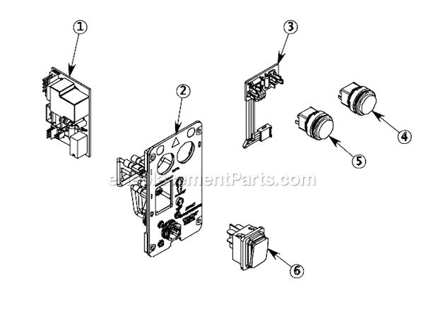 Page D Diagram and Parts List for USA101-2  Jancy Beveler