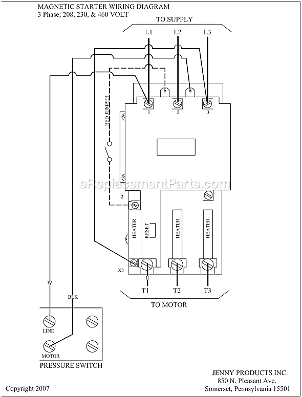 Page C Diagram and Parts List for 2(GT3B)-60  Jenny Compressor