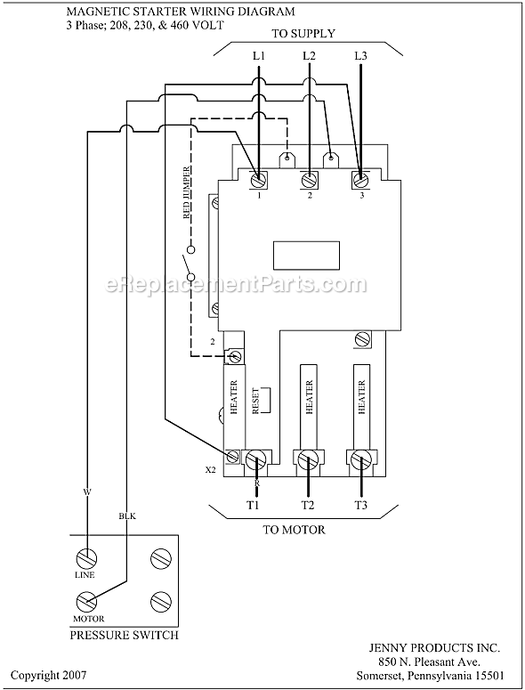 Page C Diagram and Parts List for 2(GT5B)-120  Jenny Compressor