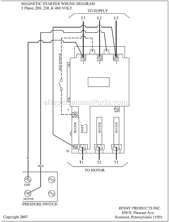 Page C Diagram and Parts List for 2(GT5B)-80  Jenny Compressor