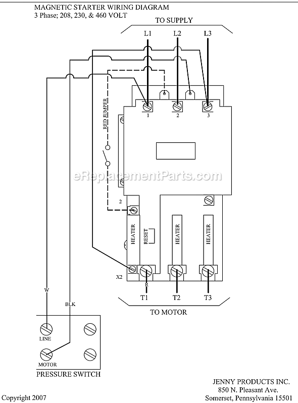 Page C Diagram and Parts List for 2(K1C)-60C  Jenny Compressor