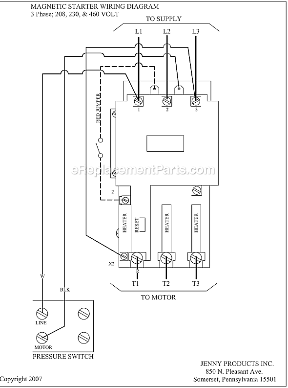 Page C Diagram and Parts List for 2(K2A)-60  Jenny Compressor