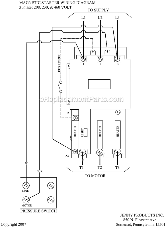 Page D Diagram and Parts List for 2(K2C)-60C  Jenny Compressor