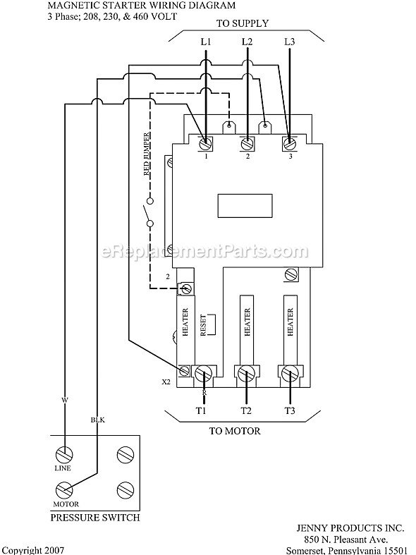 Page D Diagram and Parts List for 2(K2C)-80C  Jenny Compressor