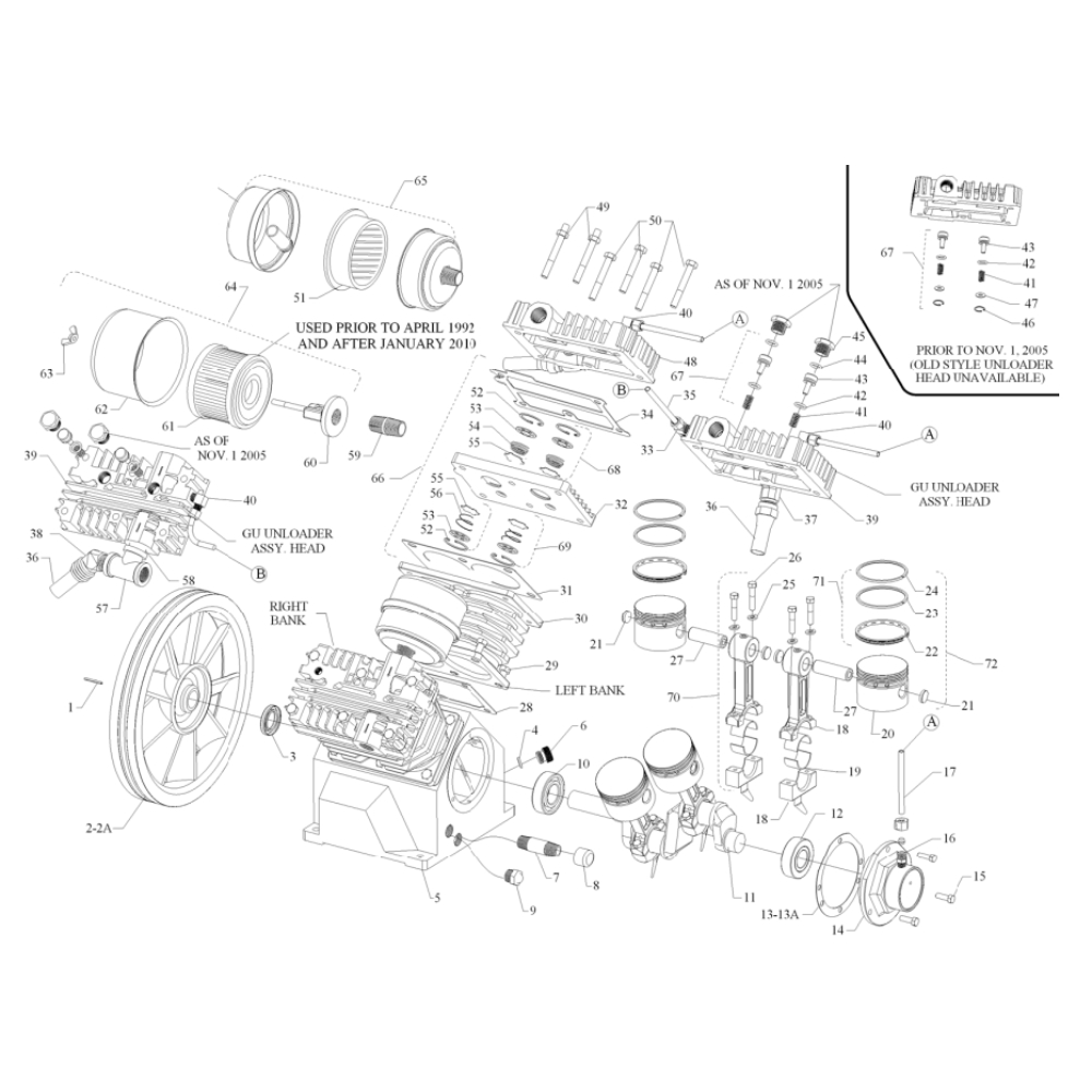Section 1 Diagram and Parts List for MGUPUMP  Jenny Engine