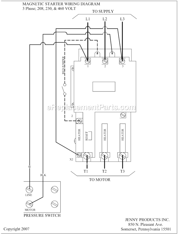 Page C Diagram and Parts List for GC5A-30V  Jenny Compressor