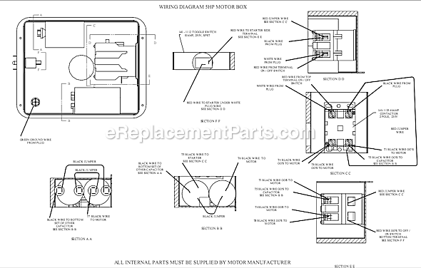 Page B Diagram and Parts List for GT5B-15P2  Jenny Compressor