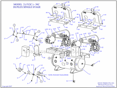 Part Location Diagram of 610-1225 Jenny Element-filter 4 Pack