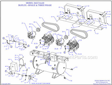 Part Location Diagram of 123-1032 Jenny Connector-Cable