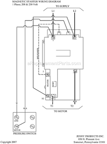 Page C Diagram and Parts List for 2(GC5C)-120C  Jenny Compressor