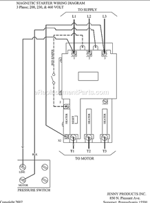Page D Diagram and Parts List for 2(GC5C)-80C  Jenny Compressor