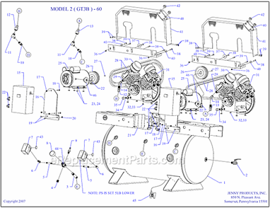 Part Location Diagram of 330-1014 Jenny Starter-3P