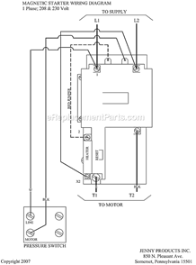 Page C Diagram and Parts List for 2(K15C)-30C  Jenny Compressor