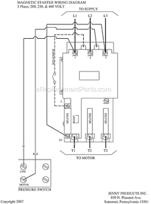 Page D Diagram and Parts List for 2(K2C)-60C  Jenny Compressor