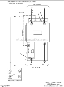 Page C Diagram and Parts List for 2(KC34C)-30C  Jenny Compressor