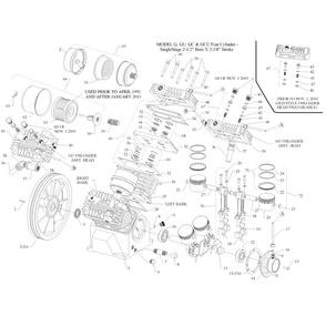 Section 1 Diagram and Parts List for GCPUMP  Jenny Engine