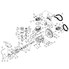 U Pump Asm 1 Diagram and Parts List for UPUMP  Jenny Engine