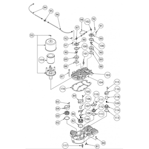 Part Location Diagram of 631-47609 Jenny Set-Spring & Valve