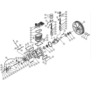 Tpump Asm 1 Diagram and Parts List for T20C-120C-SSC  Jenny Compressor