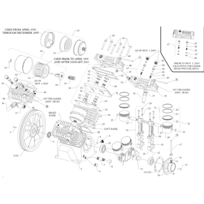 Section 1 Diagram and Parts List for GUPUMP  Jenny Engine