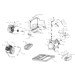 Main Diagram and Parts List for U18HGB-SM-CRC  Jenny Compressor
