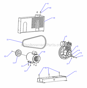 Part Location Diagram of 320-1008 Jenny Beltguard-Electric