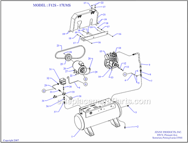 Part Location Diagram of 140-1079 Jenny Switch-psi