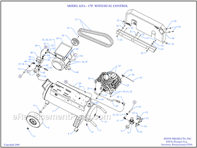 Part Location Diagram of 140-1125 Jenny Contactor-Dp