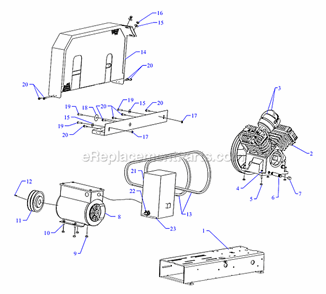 Page A Diagram and Parts List for GC5A-B  Jenny Compressor