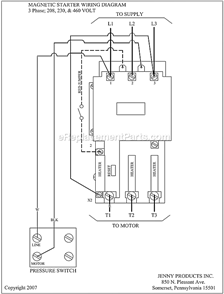 Page C Diagram and Parts List for GC5S-30S  Jenny Compressor