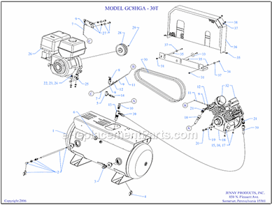 Part Location Diagram of 154-1165 Jenny Pulley-Ci