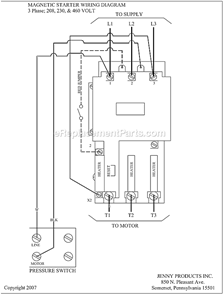 Page C Diagram and Parts List for GT2B-30V  Jenny Compressor