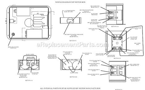 Page B Diagram and Parts List for GT5B-30P  Jenny Compressor