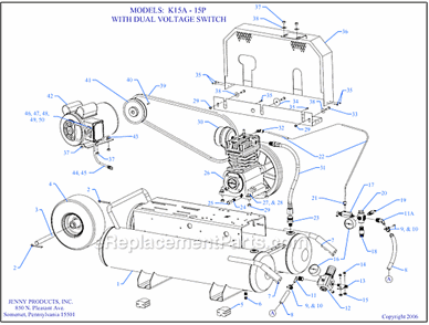 Part Location Diagram of 123-1023-01 Jenny Cord-drop