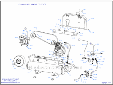 Part Location Diagram of 121-1007 Jenny Connector-Male