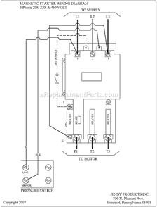 Page C Diagram and Parts List for K15A-30  Jenny Compressor
