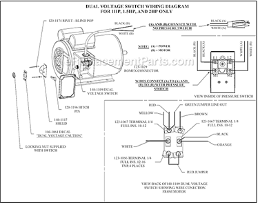 Page B Diagram and Parts List for K15A-8P-SSC-DVS  Jenny Compressor
