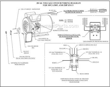 Page B Diagram and Parts List for K2A-15P-SSC-DVS  Jenny Compressor