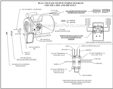 Page B Diagram and Parts List for K2A-30P-SSC-DVS  Jenny Compressor