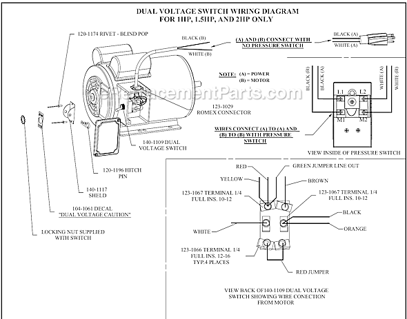 Page B Diagram and Parts List for K15A-15P-SSC-DVS  Jenny Compressor