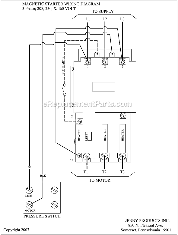 Page C Diagram and Parts List for K15A-30V  Jenny Compressor