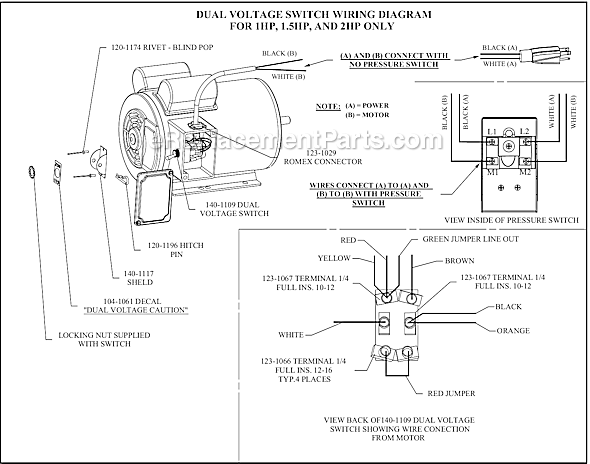 Page B Diagram and Parts List for K15A-8P-SSC-DVS  Jenny Compressor