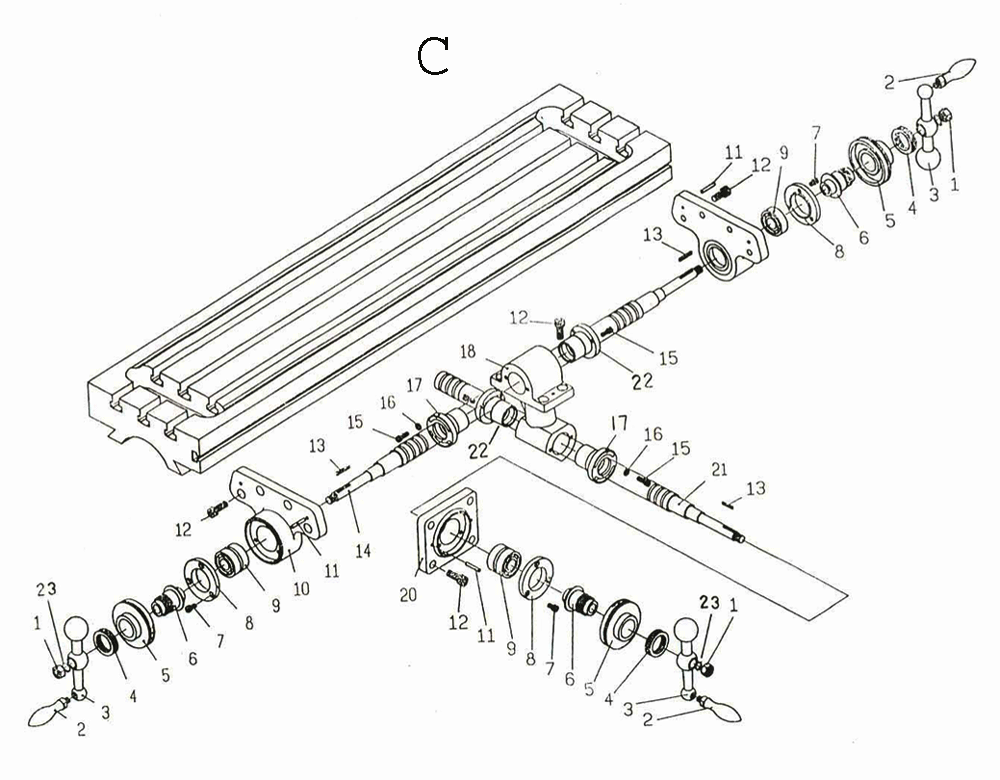 Fig-3 Diagram and Parts List for 690910  Jet Mill